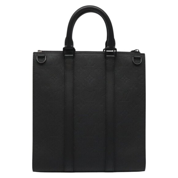 LOUIS VUITTON Monogram Taurillon Clemence Sac Plat Cloth Bag M21884 Auth PP196 - Picture 3 of 15